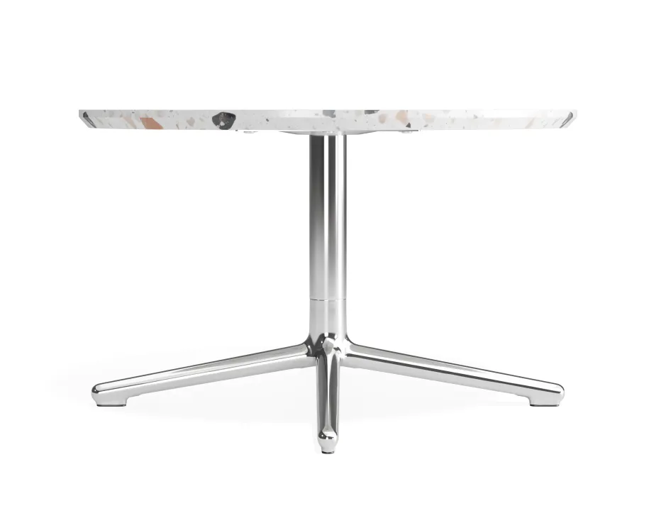 Place Coffeetable 700dia Terrazzo Chrome