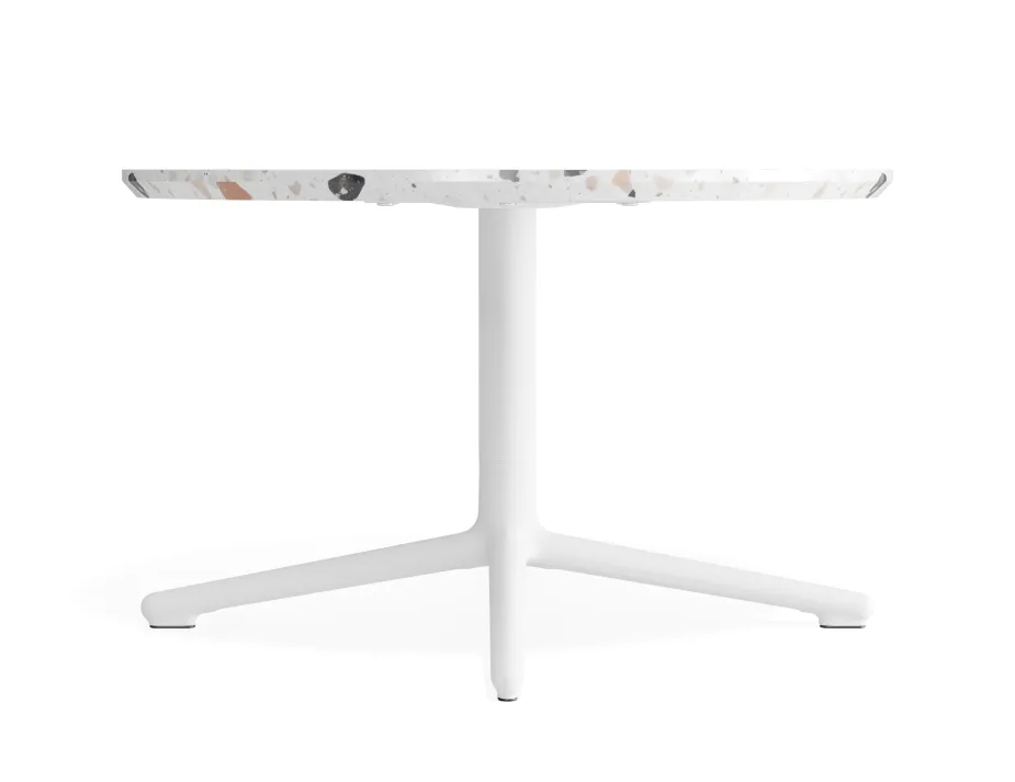 Place Coffeetable 700dia Terrazzo White