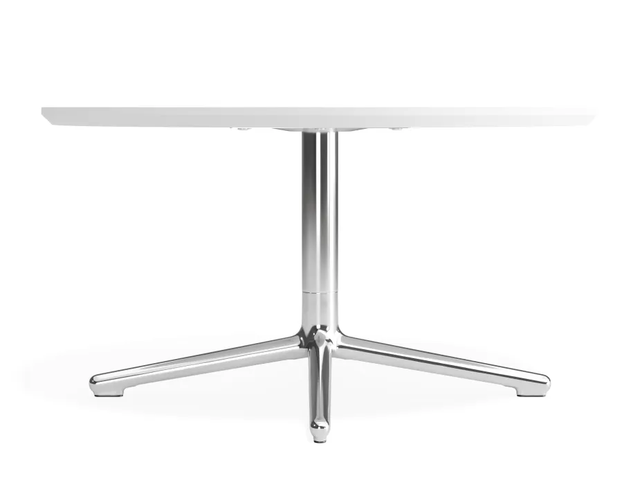Place Coffeetable 800dia White Chrome