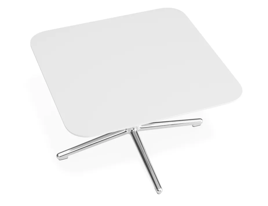 Place Coffeetable 700x700 White Chrome