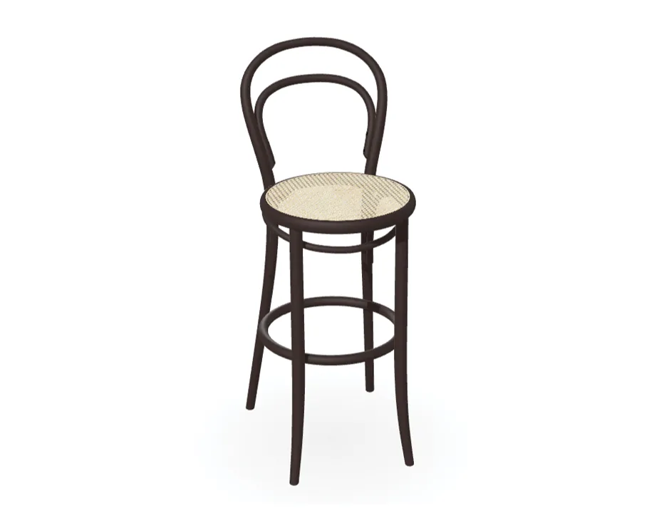 Stool 14 Standard Chocolate Cane