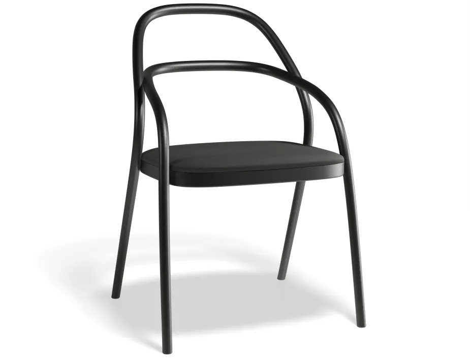 002 Chair Pad Blackgrain Mdr