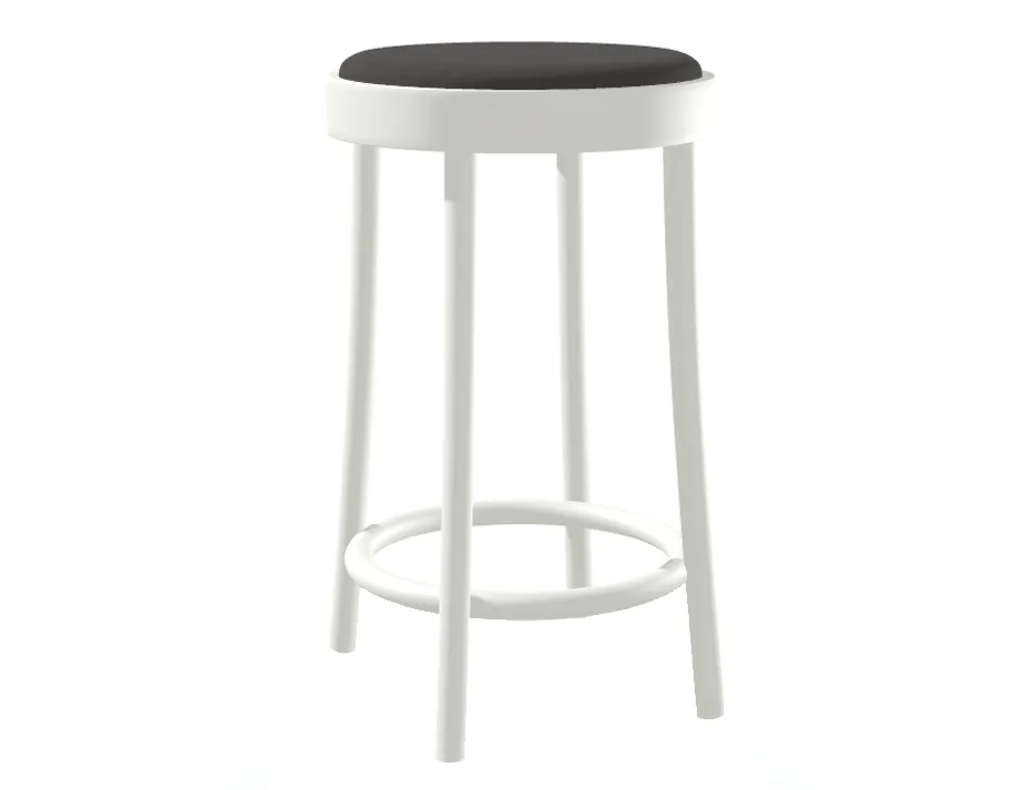 822 822 Stool Pigment Padded Leather