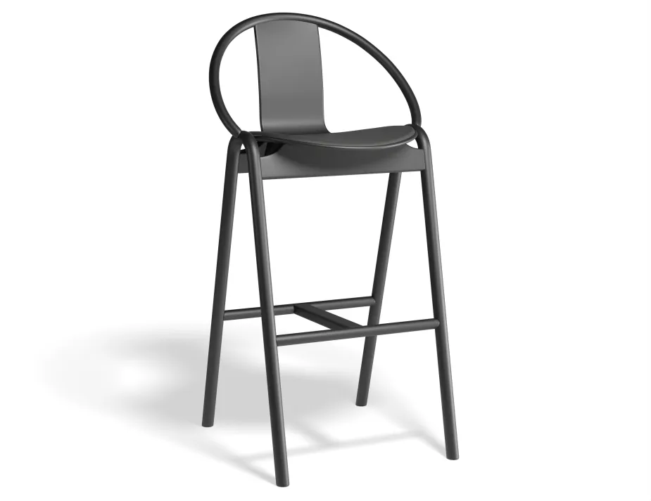 Again Barstool 75cm Seatpad Blackgrain Mdr