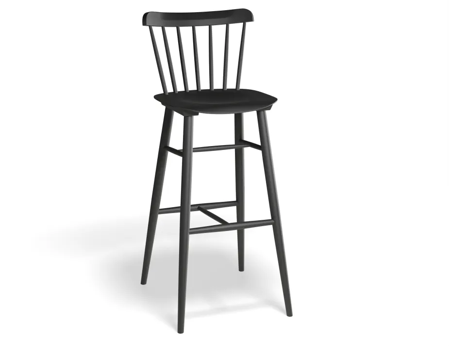 Ironica Barstool 80cm Blackgrain