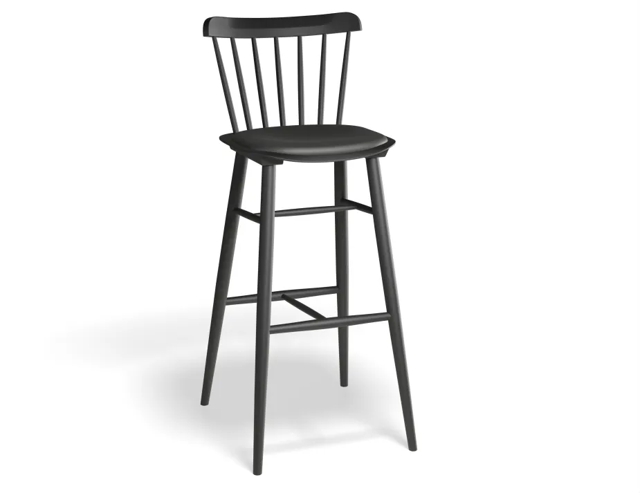 Ironica Barstool 80cm Pad Blackgrain Mdr