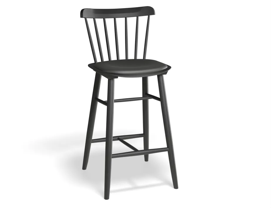 Ironica Kitchenstool 66cm Pad Blackgrain Mdr