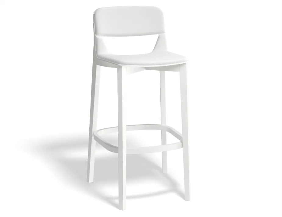 Leaf Barstool Pad Whitepigment Prince