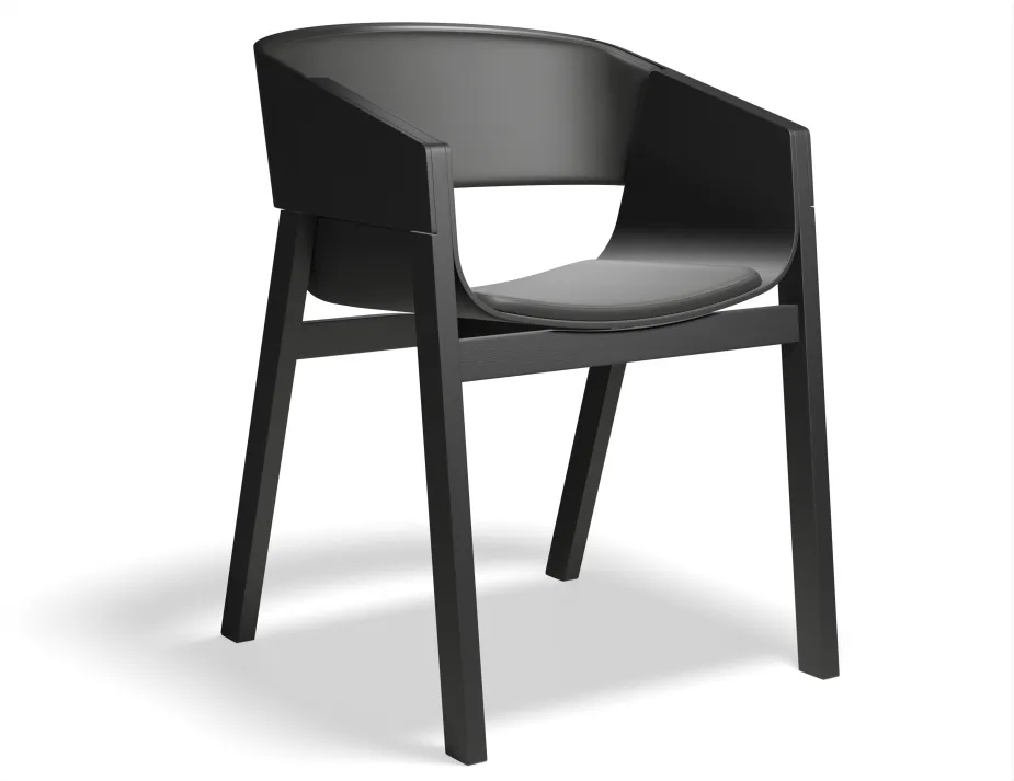 Merano Armchair Seatbackpad Blackgrain Mdr