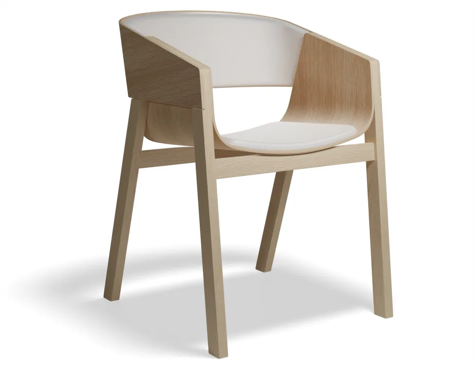 Merano Armchair Seatbackpad Oak Fargo