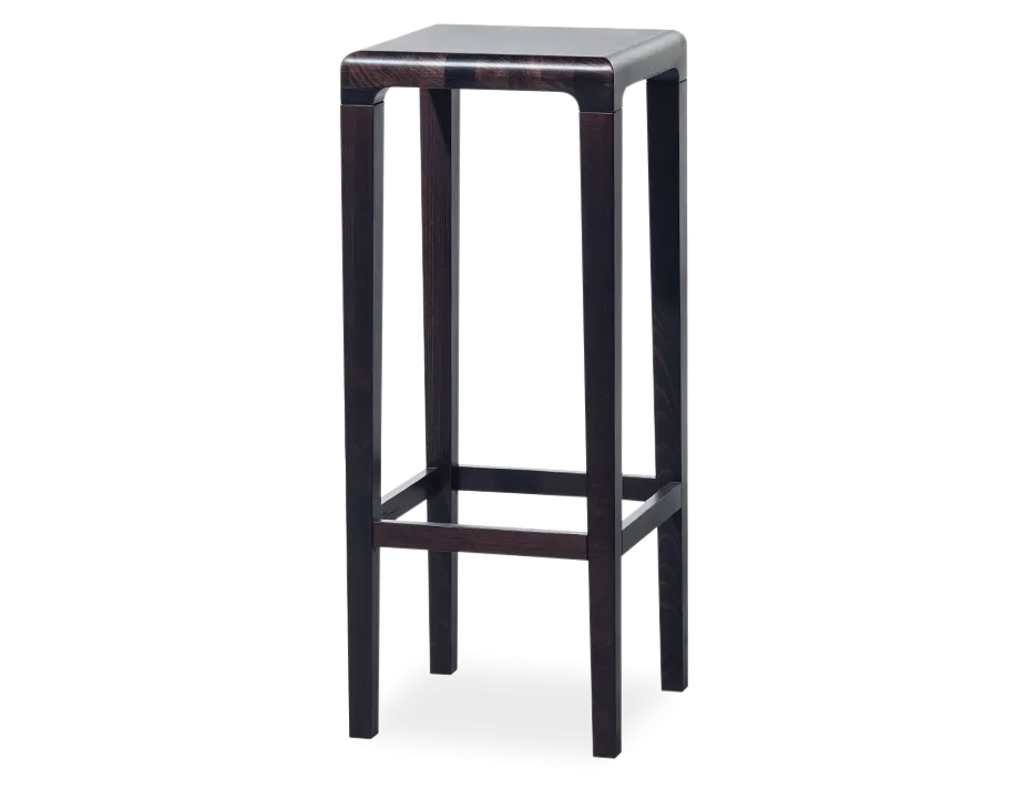 Dark Brown Restaurant Stool