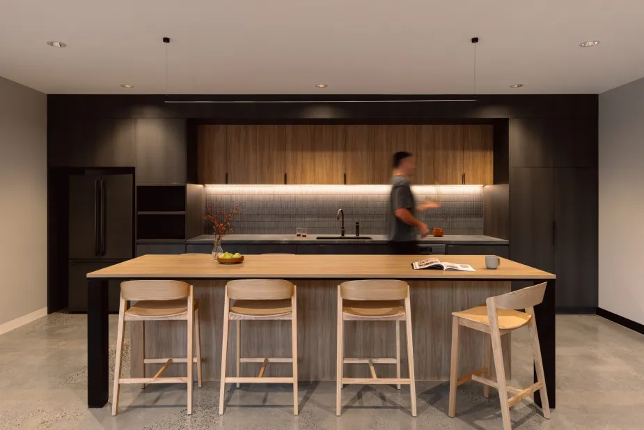 Wooden bar stools