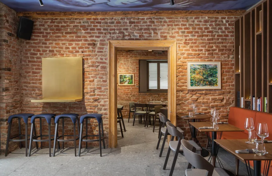 Modern restaurant interior