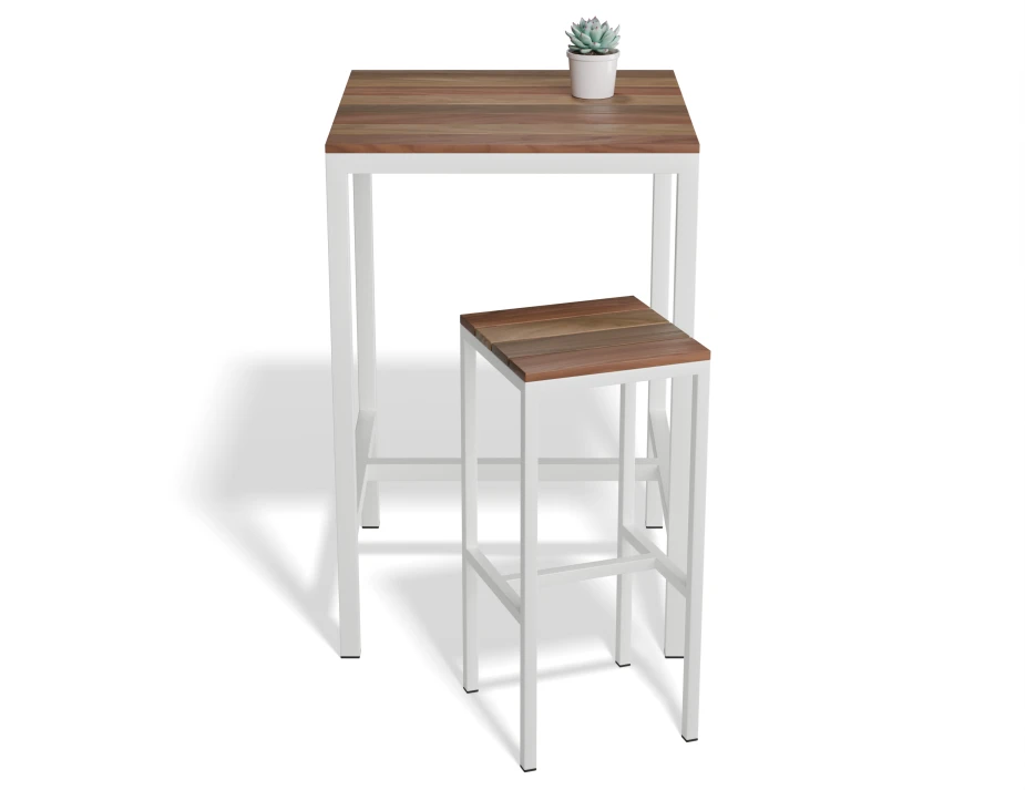 P 9 Kyenne Outdoorhighbartable Classicpearlwhite Decorated