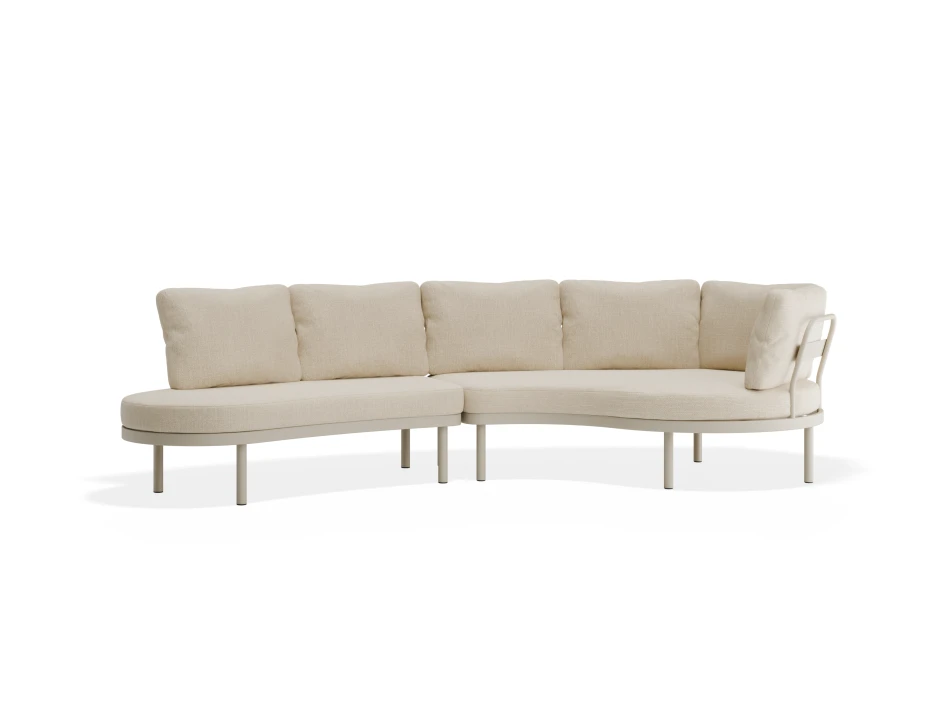 Aluna Outdoorsofa Configa Latte Husk