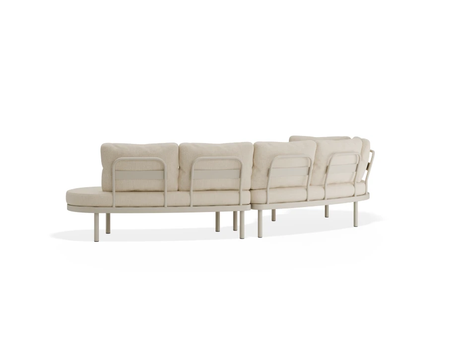 Aluna Outdoorsofa Configa Flipped Latte Husk