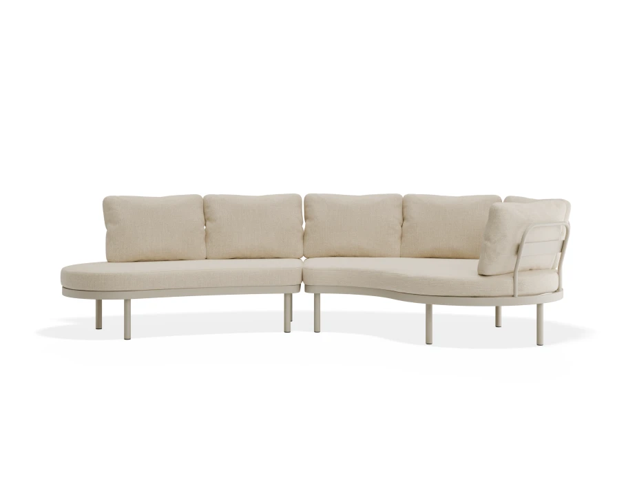 Aluna Outdoorsofa Configa Latte Husk