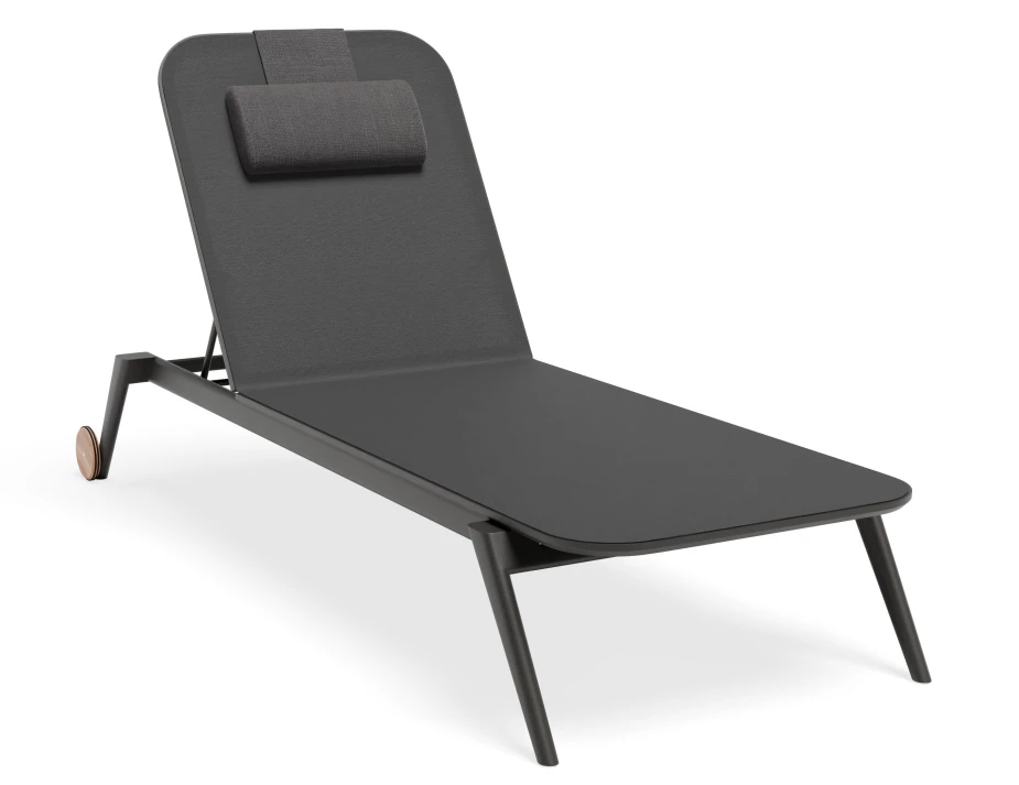 Amalfi Sunlounge Slingcushion Charcoal