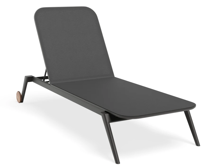 Amalfi Sunlounge Charcoal