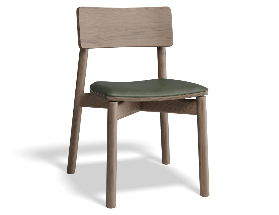 Andi Chair Pad Walnut Greenpu