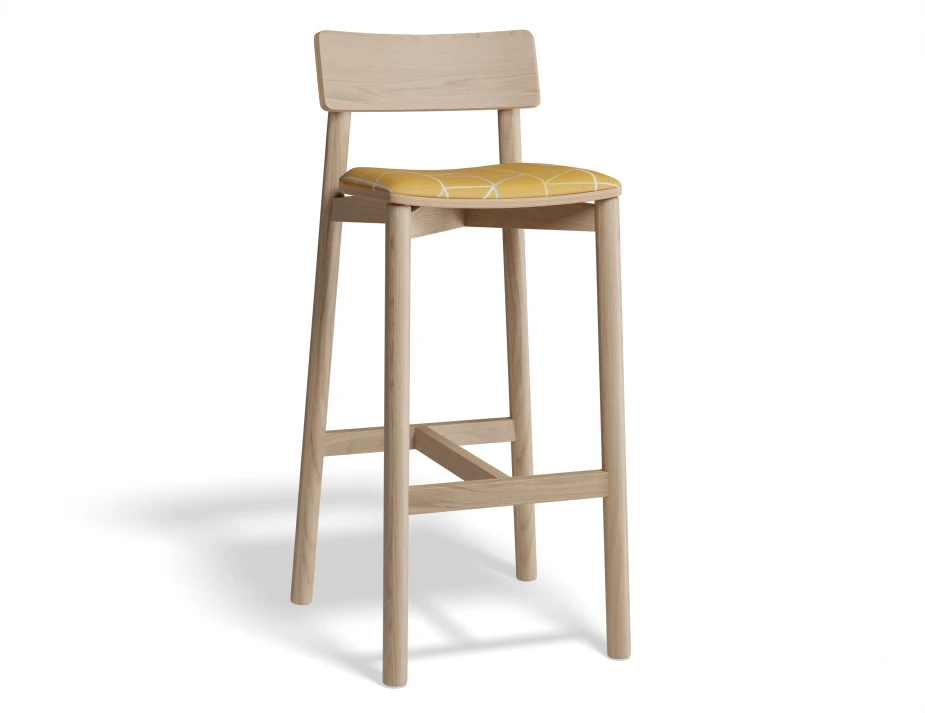 Andi Barstool Pad Ashnatural Isometricorange