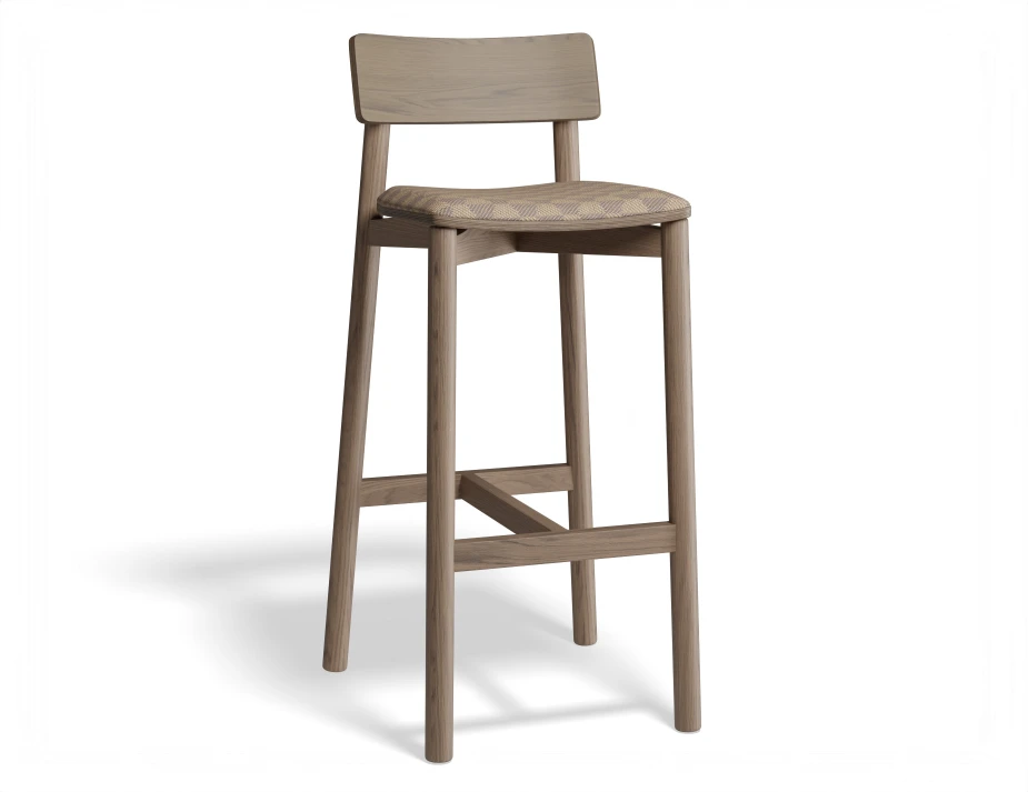 Andi Barstool Pad Walnut Lavera