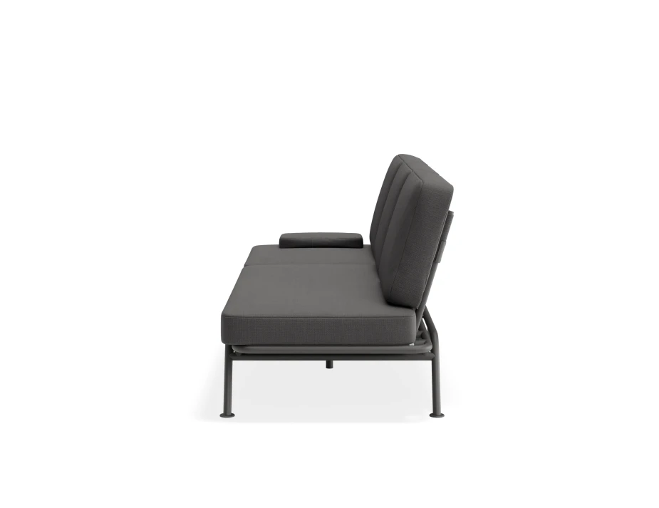 Arla 3seater Charcoal Darkgrey