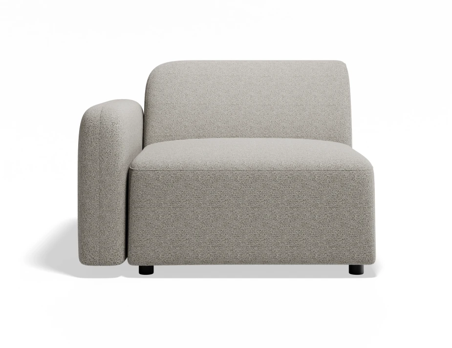 Atticus 1seaterleftarmrest Oystergrey