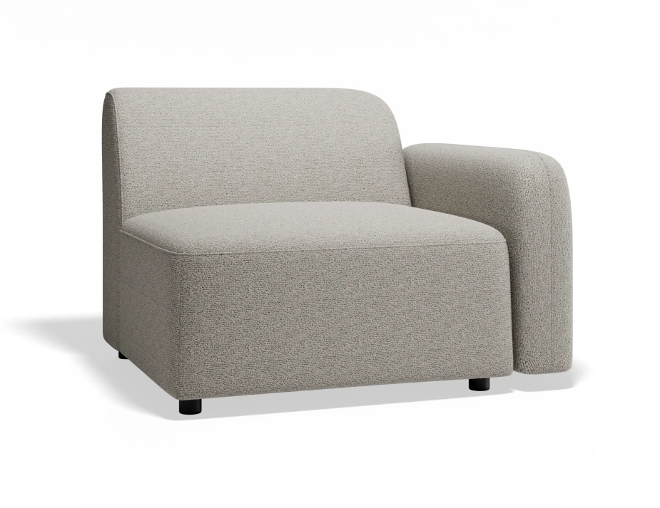 Atticus 1seaterrightarmrest Oystergrey