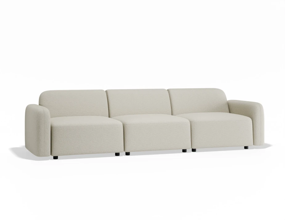 Atticus 3seater Ivorycream