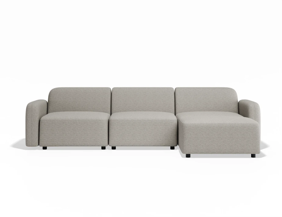 Atticus 3seaterottoman Oystergrey