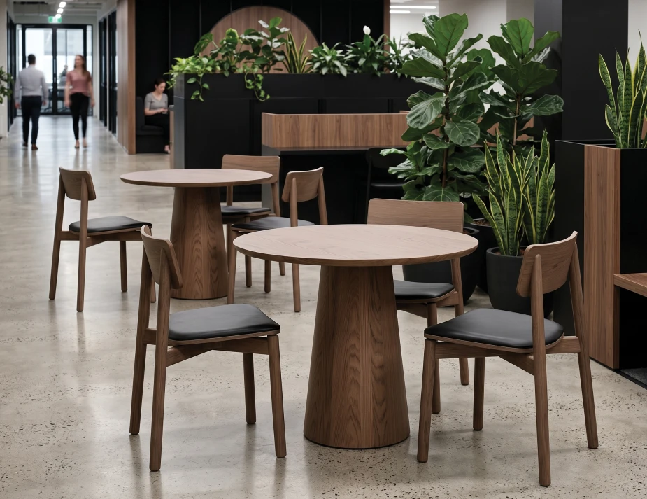 Walnut Circa Andi Chair Upholstered