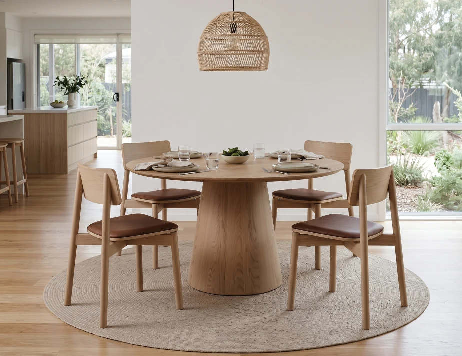 4 Seater Round Dining Table