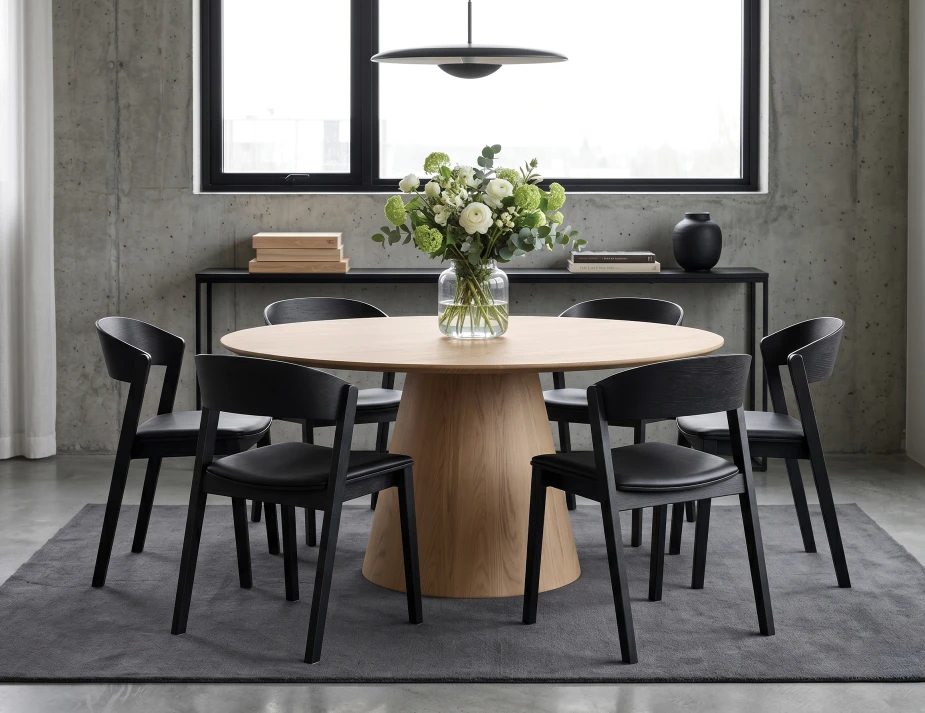 Circa 140cm Large Round Dining Table