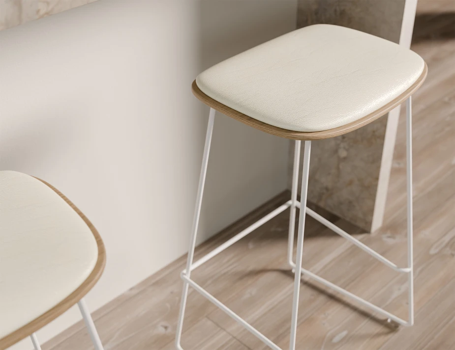 Elva Pad Ash White White