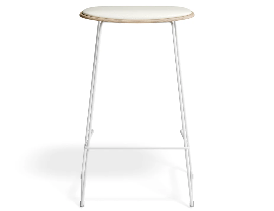 Elvav2 Kitchenstool Padded Ash White Whitepu