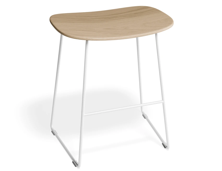 Elva Lowstool Ash White