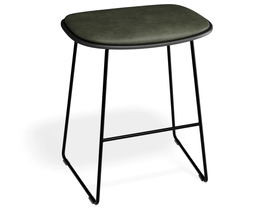Elva Lowstool Padded Black Black Greenpuw