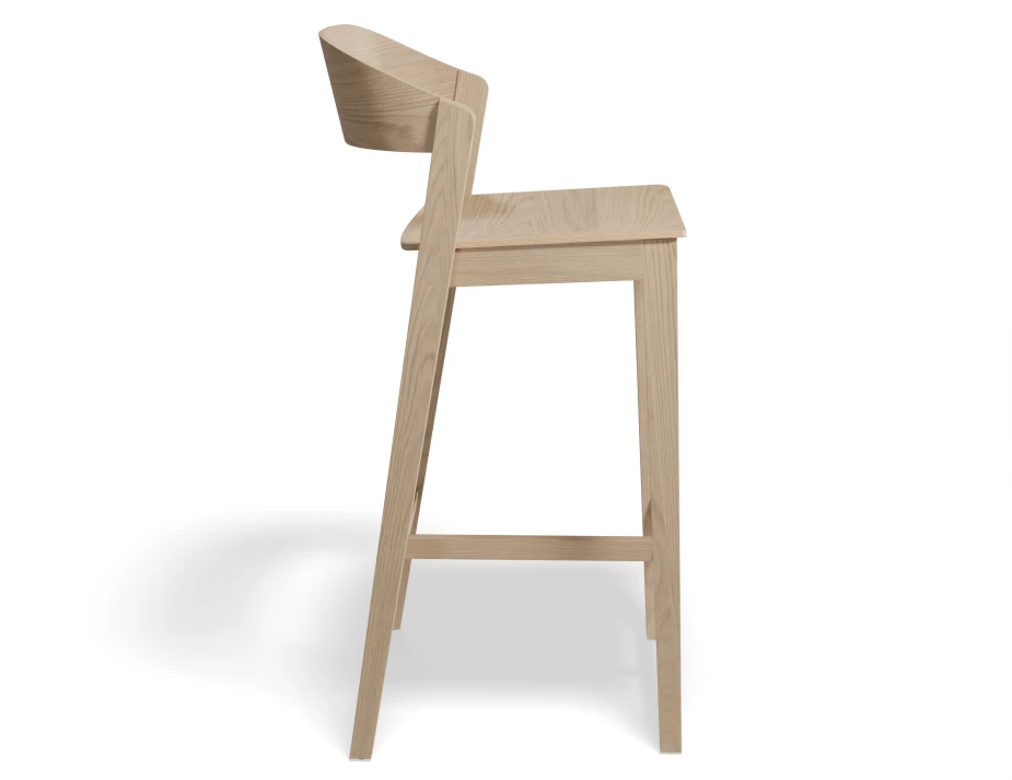Grayson 65cm Barstool Natural Side