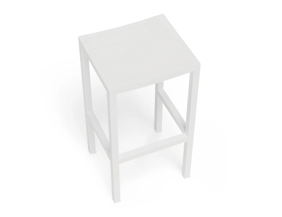 Barstool White Outdoor