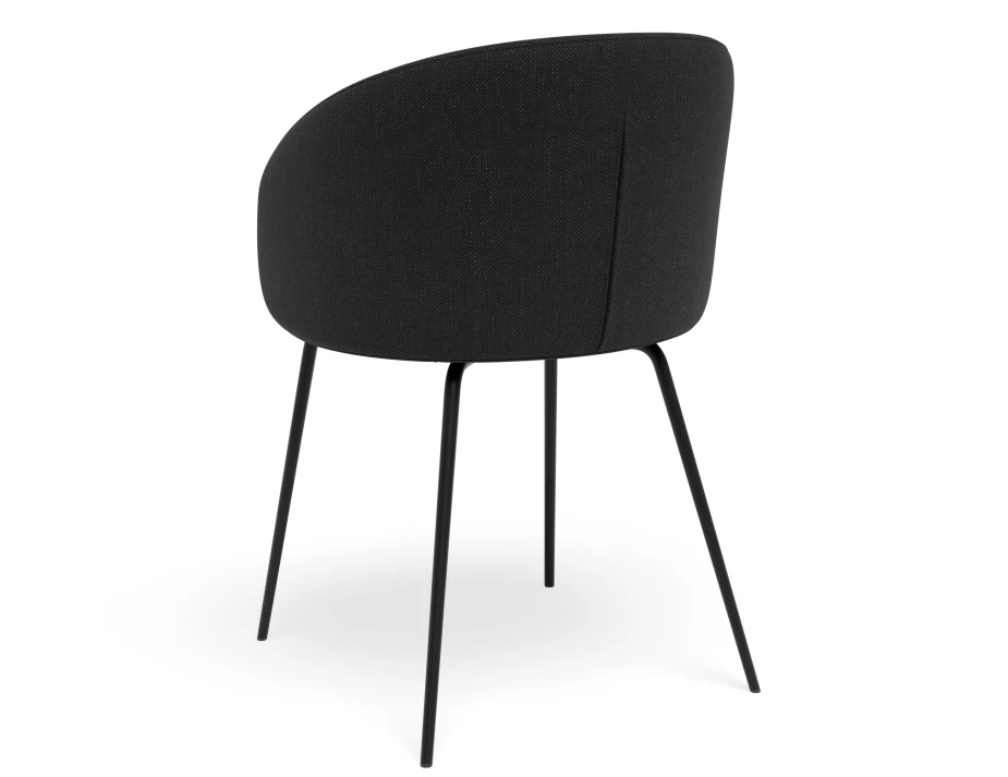 Henley Chair Metalleg Anthracite Black