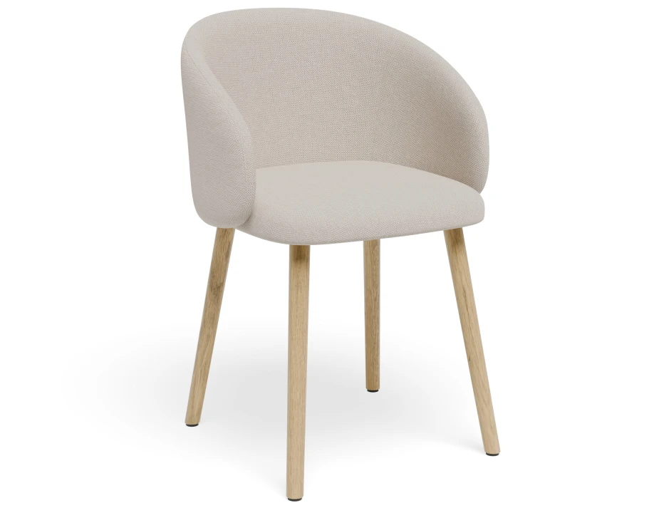 Henley Chair Oakleg Beigefawn