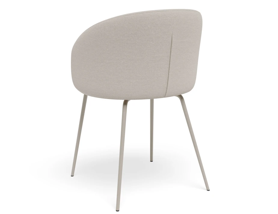 Henley Chair Metalleg Beigefawn Grey