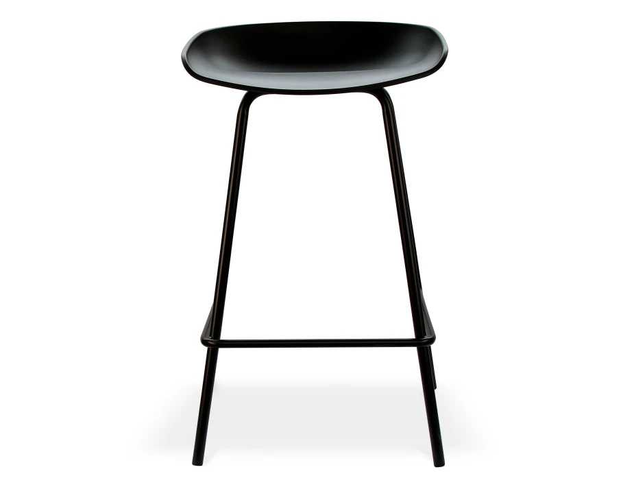 KobeStool MetalLegs Black Front