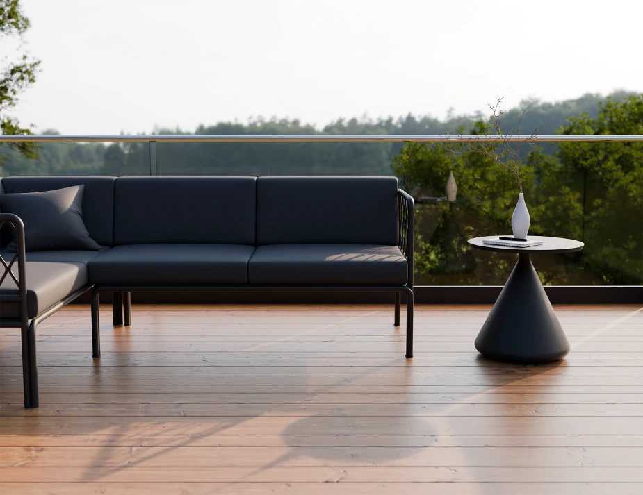 Kora Sidetable Charcoal