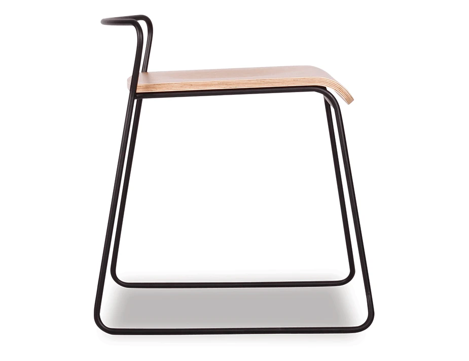 Krafter Low Black Frame Oak