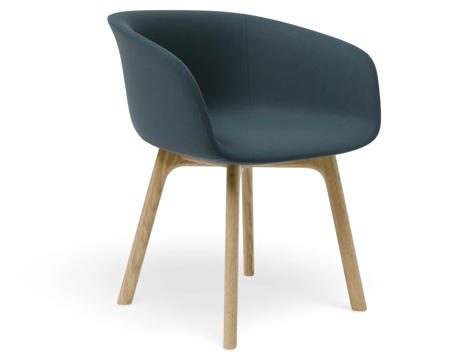 Lonsdale Armchair Naturalframe Blue