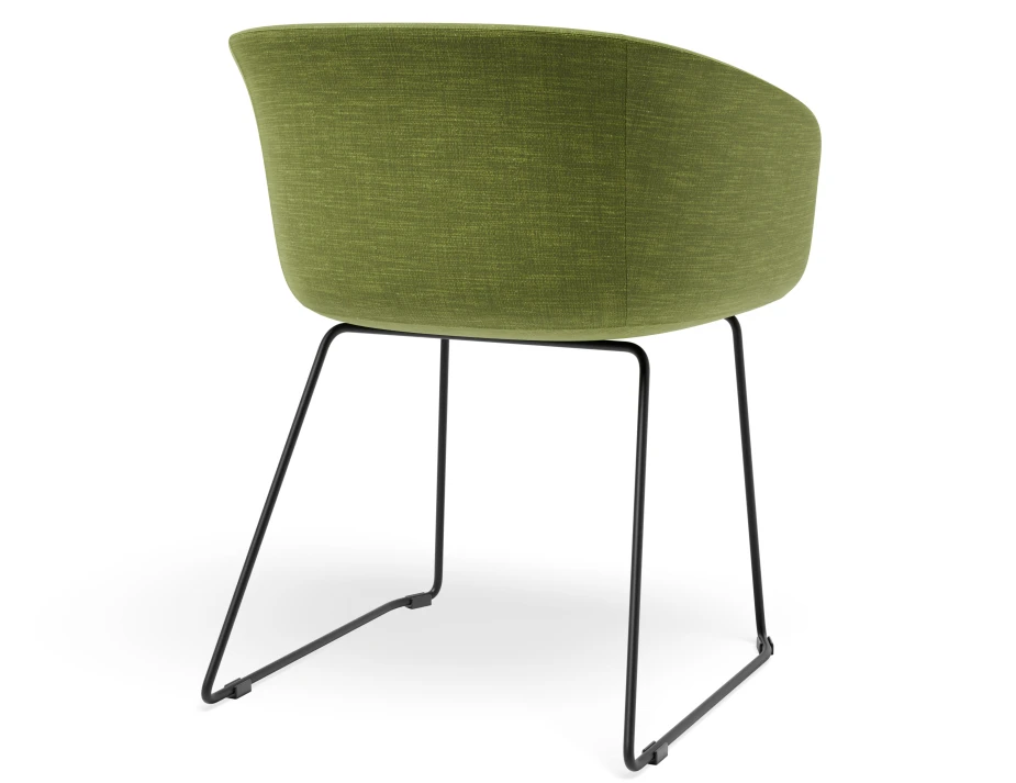 Lonsdale Armchair Sledbase Green