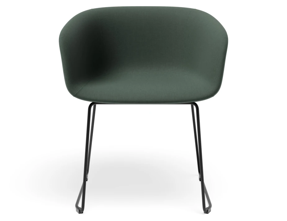 Lonsdale Armchair Sledbase Green