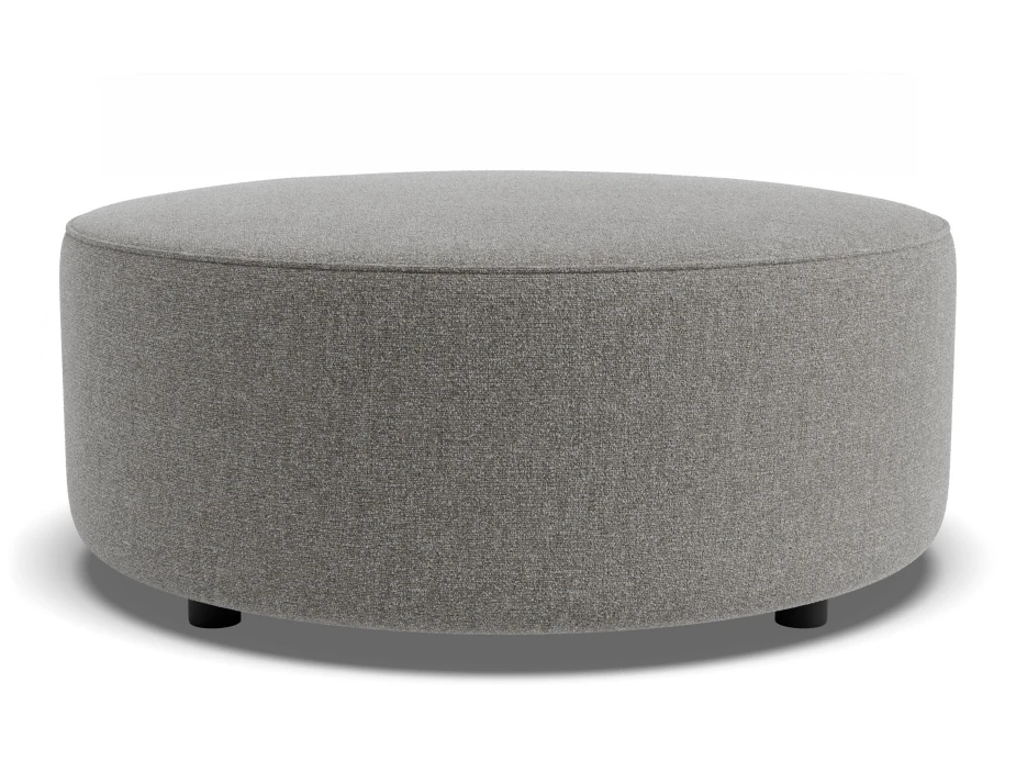 Lune Round High Ottoman 90cm Fossil Product